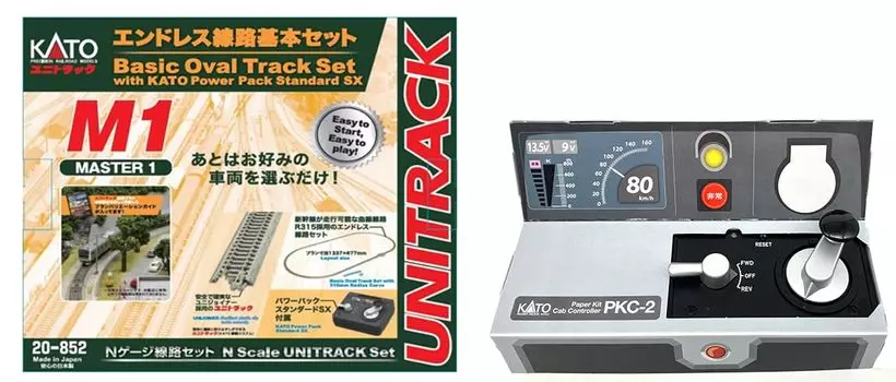 KATO Get Started N Gauge Endless Track Базовый набор Master 1 Driving Play Kit Включен набор Железнодорожная модель Вводный набор Давайте KATO (Paper Craft)