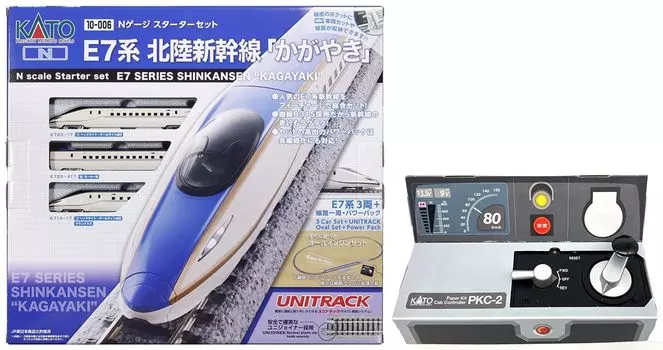 KATO Get Started N Gauge Starter Set E7 Series Hokuriku Shinkansen Driving Play Kit Included Set Railway Model Introduction Set Let s Kagayaki KATO