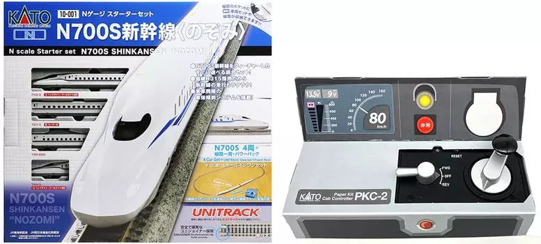 KATO Get Started N Gauge Starter Set N700S Shinkansen Driving Play Kit Included Set Railway Model Introduction Set Let s Nozomi KATO (Paper Craft)