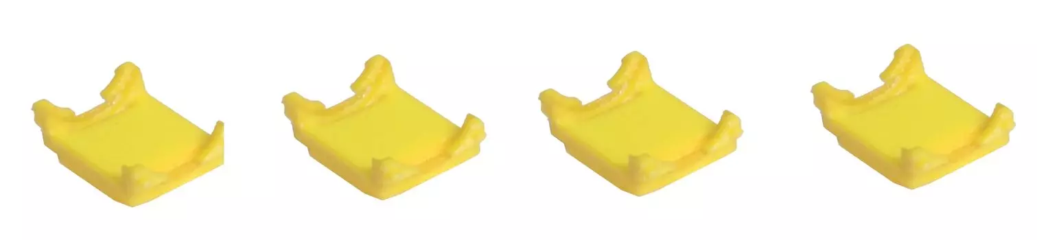 KATO Hand pawl 4 pieces Railway model supplies yellow, 23-330