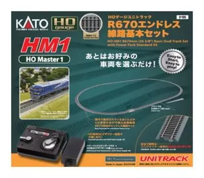 KATO HO Gauge HM1 HO Unitrack R670 Endless Track Базовый набор Железнодорожная модель Рельсовый набор 3-105