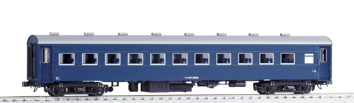 KATO HO Gauge OHA47 Синий отремонтированный тип железнодорожной модели пассажирского вагона 1-553 синий