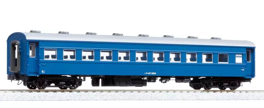 KATO HO Gauge OHA47 Синий отреставрированный Тип 1-553 Железнодорожная модель пассажирского вагона