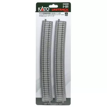 KATO HO gauge PC large diameter curved track R1606-11.25° (4 pieces) 2-331 Railway model supplies