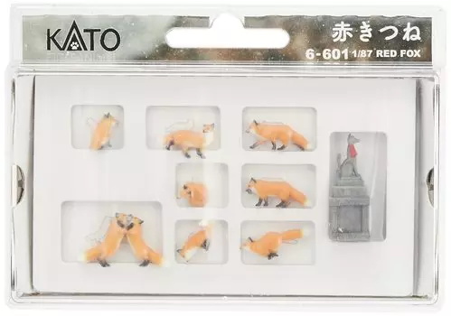KATO HO Gauge Red Fox Railway Model Supplies 1/87 6-601