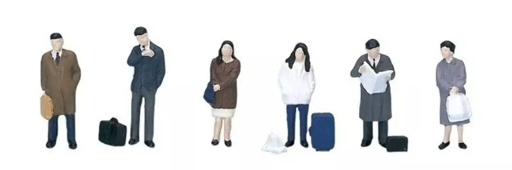 KATO HO Gauge Standing Passenger Диорама Принадлежности 6-512