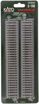 KATO HO Gauge Straight Track 246mm 4 Pieces Railway Model Supplies 2-150