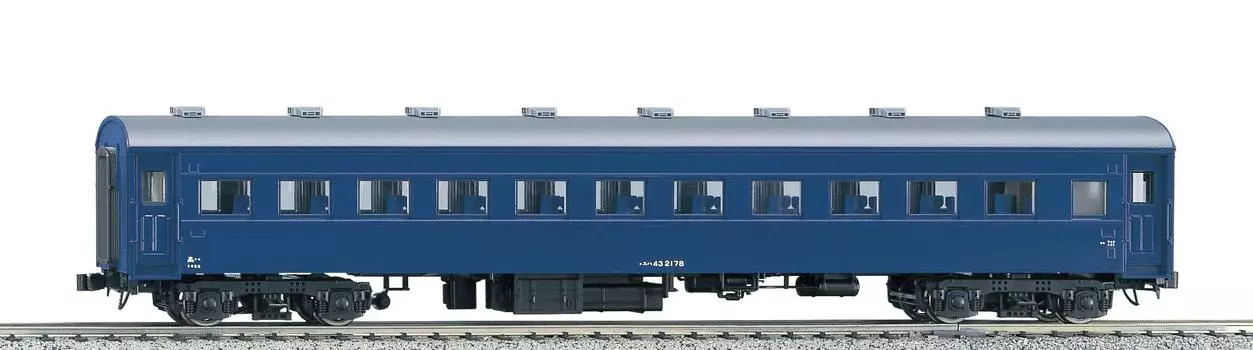 KATO HO Gauge Suha43 Blue Railway Model Passenger Car 1-505