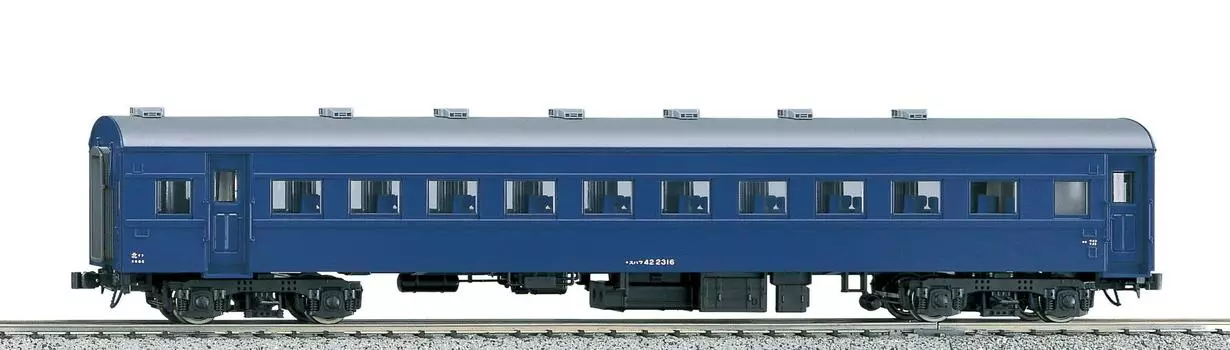 KATO HO Gauge Suhaf42 Blue 1-507 Railway Model Passenger Car