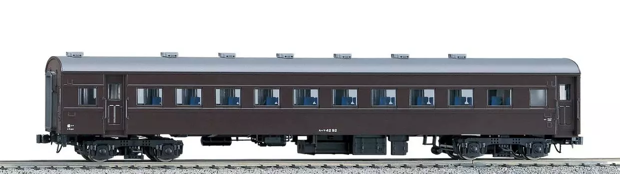 KATO HO Gauge Suhaf42 Brown Railway Model Passenger Car 1-508