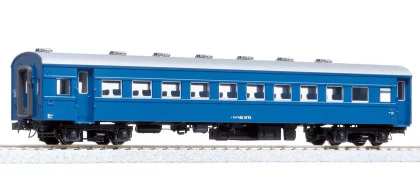 KATO HO Gauge Suhafu 42 Blue Renovated Railway Model Passenger Car 1-552