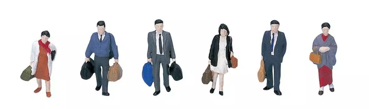 KATO HO Gauge Walking Passenger Diorama Supplies 6-514