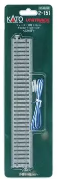 KATO HO колея подающая колея 246 мм 1 шт. Железнодорожные принадлежности для моделей 2-151