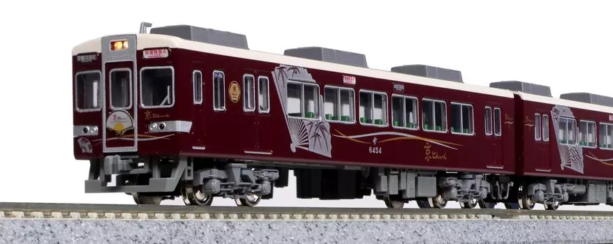 KATO Hobby Center Kato N Gauge Hankyu 6300 Series Type Set Железнодорожная модель поезда Kyoto Train 6-вагонный 10-941