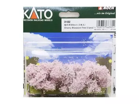 KATO KATO N Gauge Cherry Tree 50mm 3 Pieces Diorama Supplies 24-082