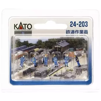 KATO KATO N Gauge Railway Worker 24-203 Диорама Принадлежности