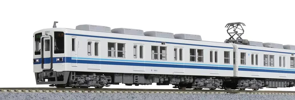 KATO KATO Plastic N Gauge Tobu Railway 8000 Series Late Updated Car Tojo Line Lead Car Addition Set Railway Model Train 2-Car 10-1651