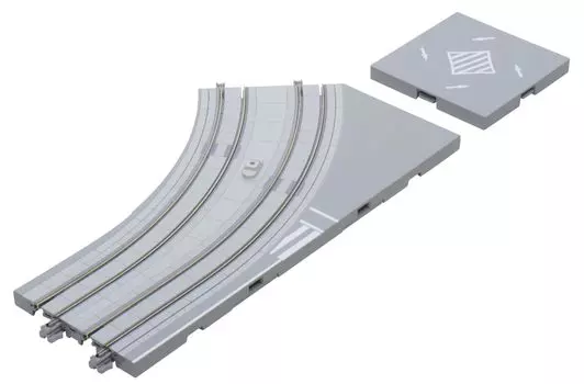 KATO Колея N Unitram изогнутая пластина пересечение, левая Железнодорожная модель принадлежности 40-103