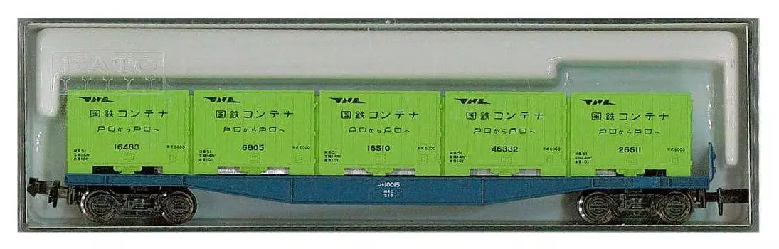 KATO Модель грузового вагона Koki10000 8002 с габаритами N