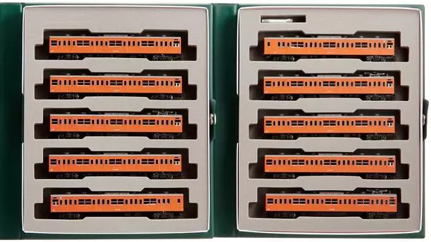 KATO N Gauge 103 Series ATC Car Chuo Line Color Set Железнодорожная модель поезда 10-вагонный 10-515