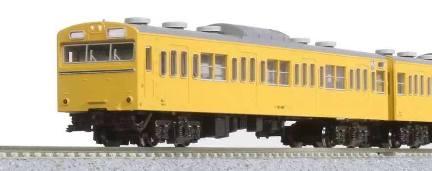 KATO N Gauge 103 Series Canary Set Железнодорожная модель поезда 4-вагонный 10-1743D