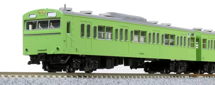 KATO N Gauge 103 Series Uguisu Set Железнодорожная модель поезда Зеленый 4-вагонный 10-1743C