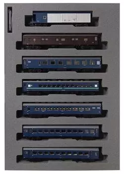 KATO N gauge 10 series night express Daisen 7-car basic set 10-1449 Railway model passenger car