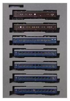 KATO N Gauge 10 Series Night Express Additional Set Railway Model Passenger Car Daisen 7-Car 10-1450
