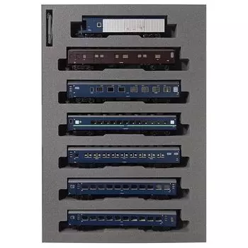 KATO N gauge 10 series night express Daisen 7-car basic set 10-1449 model railway passenger car
