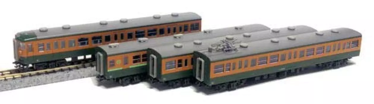KATO N gauge 111 series 0 series Shonan color additional set Железнодорожная модель поезда 4-вагонная 10-894