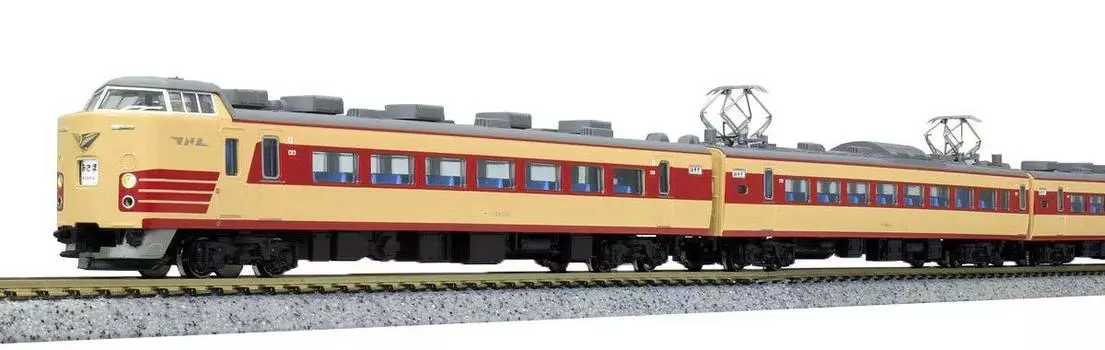 KATO N Gauge 189 Series JNR Color Asama Базовый набор Железнодорожная модель поезда 5-вагонный 10-528