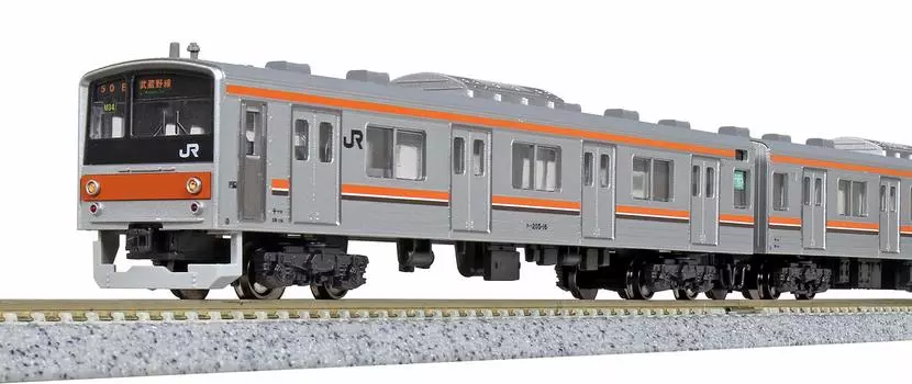 KATO N Gauge 205 Series 5000 Musashino Line Saha 205 Дверь Большое Окно 8 Вагонов Набор Железнодорожных Модель Поезда 10-1498 белый