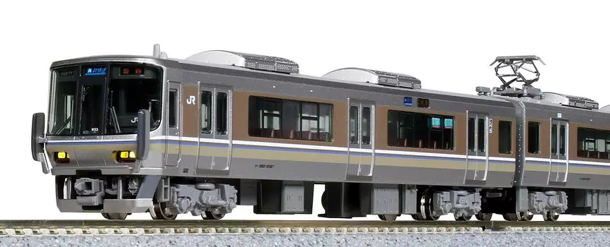 KATO N Gauge 223 Series 2000 Series New Rapid Set Железнодорожная модель поезда 8-вагонная 10-1678 серый