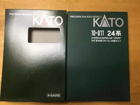 KATO N Gauge 24 Series Sleeper Express Yuzuru Базовый набор Железнодорожная модель пассажирского вагона 6-вагонный 10-811