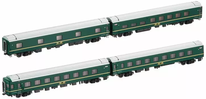 KATO N Gauge 24 Series Twilight Express Дополнительный набор из 4 вагонов 10-870 Железнодорожная модель пассажирского вагона