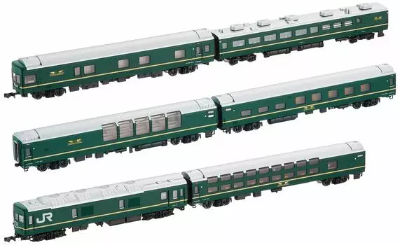 KATO N Gauge 24 Series Twilight Express Basic Set Railway Model Passenger Car 6-Car 10-869