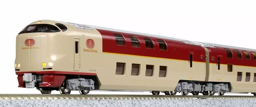 KATO N Gauge 285 Series 3000 Sunrise Express Pantograph Expansion Formation Set Железнодорожная модель поезда 7-вагонная 10-1565