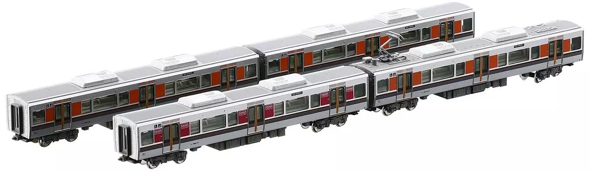KATO N Gauge 323 Series Osaka Loop Line Additional Set Railway Model Train (4-Car) 10-1466