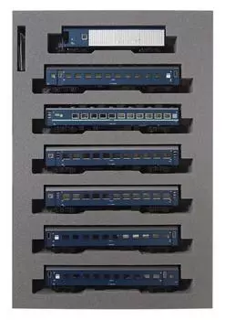 KATO N Gauge 43 Series Night Express Hakkoda Базовый набор Железнодорожная модель Пассажирский вагон 7-вагонный 10-1235