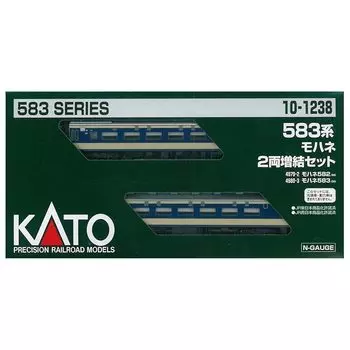 KATO N gauge 583 series Mohane Addition 2 car set 10-1238 model railway train