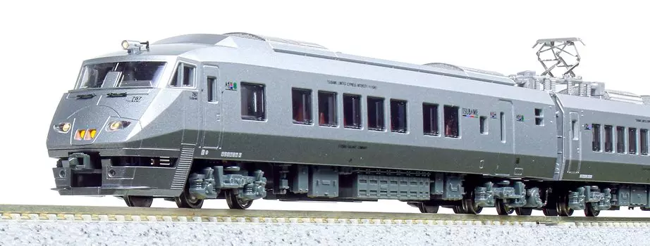 KATO N Gauge 787 Series Tsubame Set Железнодорожная модель поезда серебристого цвета с 9 вагонами 10-1615 серебряный