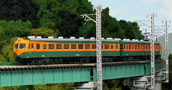 KATO N Gauge 80 Series 300 Series Iida Line Set Железнодорожная модель поезда 6-вагонный 10-1385
