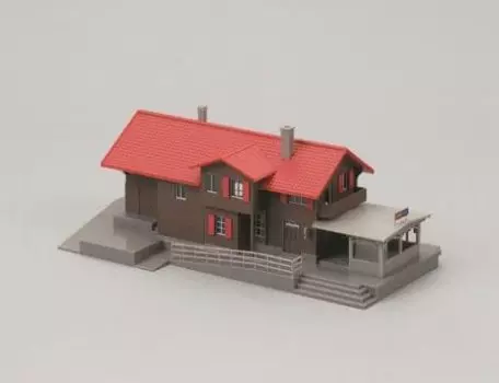 KATO N Gauge Alps Glacier Express Swiss Station Building 23-245A Diorama Supplies