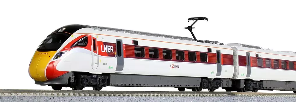 KATO N Gauge British Railway LNER AZUMA Set Railway Model Train Red Class800/2 5-Car 10-1674