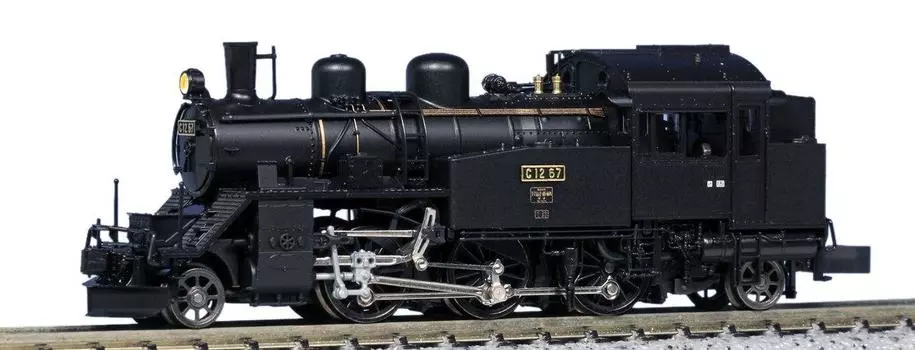 KATO N Gauge C12 Железнодорожная модель паровоза 2022-1 чёрный