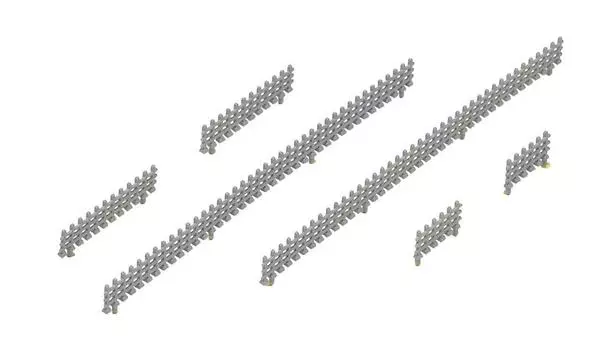 KATO N Gauge Concrete Protective Fence Railway Model Supplies 23-223