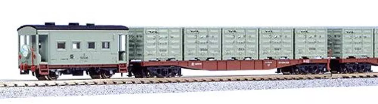 KATO N gauge container express Takara basic set railway model freight car 9-car 10-489