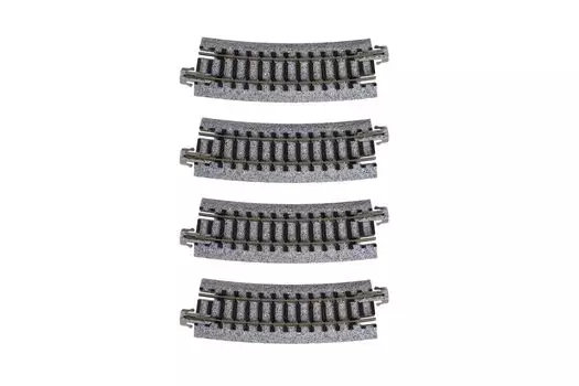 KATO N gauge curved track 4 pieces Railway model supplies R282-15 ° 20-111