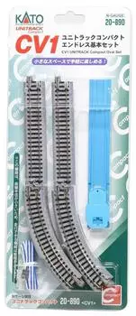 KATO N Gauge CV1 Unitrack Compact Endless Базовый набор 20-890 Набор рельс для железнодорожной модели