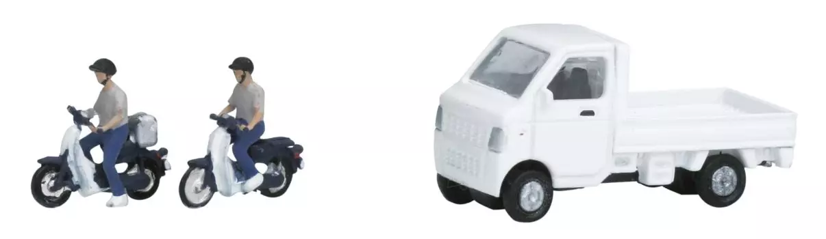 KATO N gauge doll delivery/2 bikes + 1 light truck 24-235 Railway model supplies
